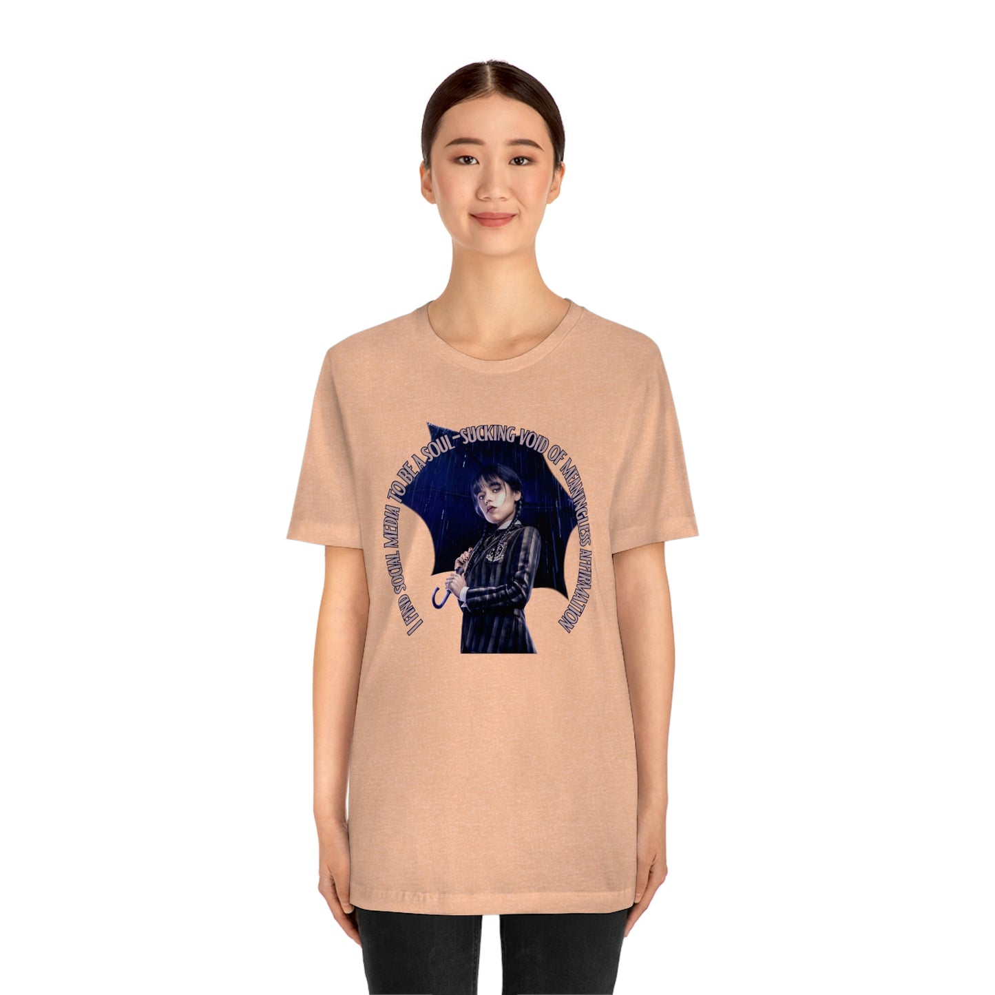 Wednesday Addams Shirt, Social Media TShirt, Wednesday Top