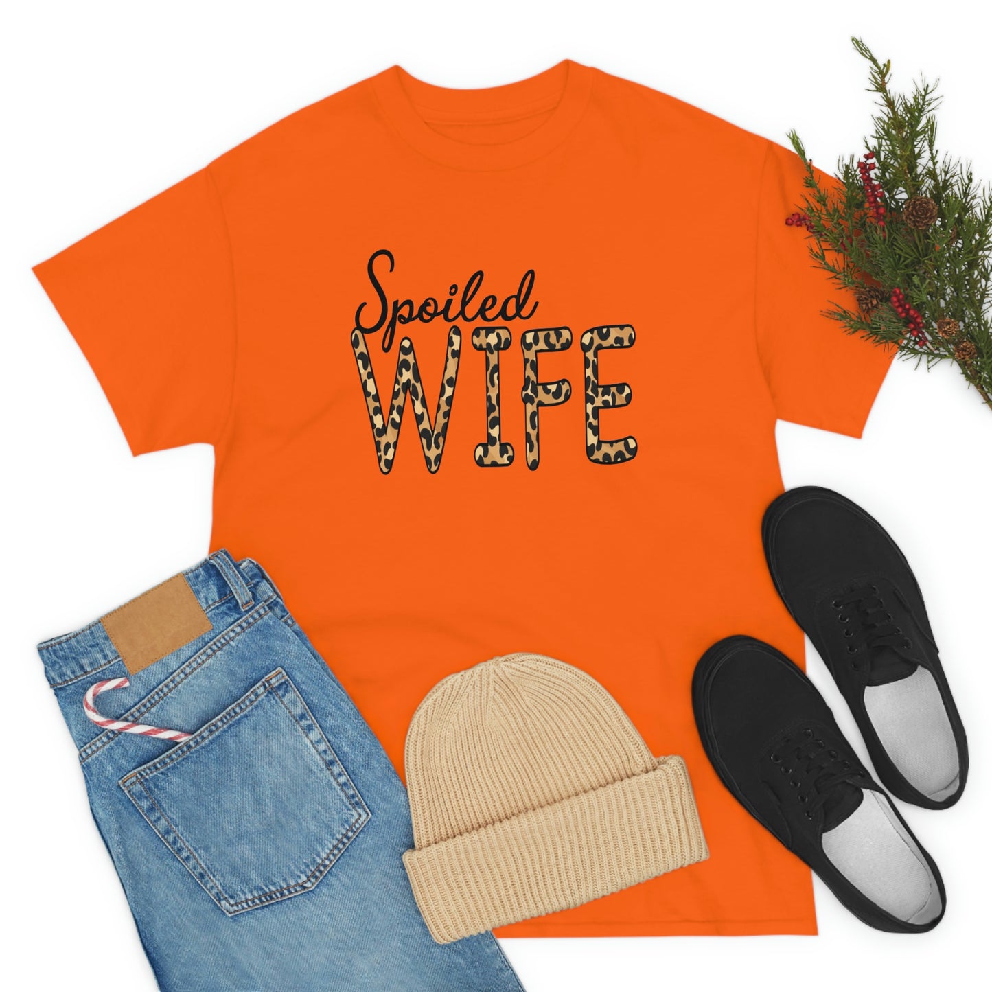 Spoiled Wife Shirt! Leopard Print Spoiled Wife TShirt