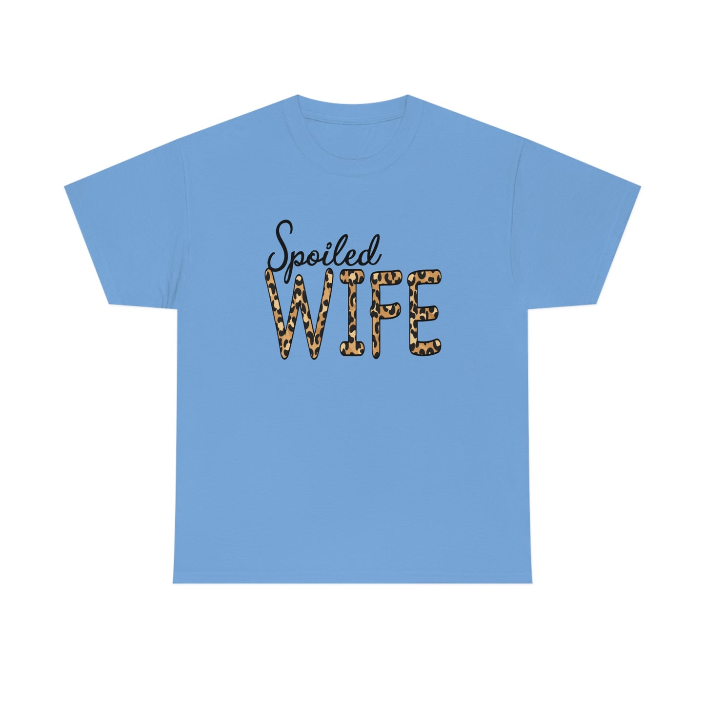 Spoiled Wife Shirt! Leopard Print Spoiled Wife TShirt