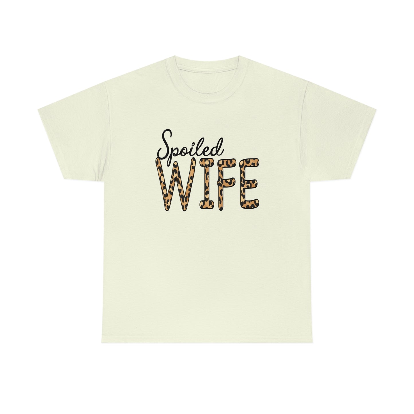 Spoiled Wife Shirt! Leopard Print Spoiled Wife TShirt