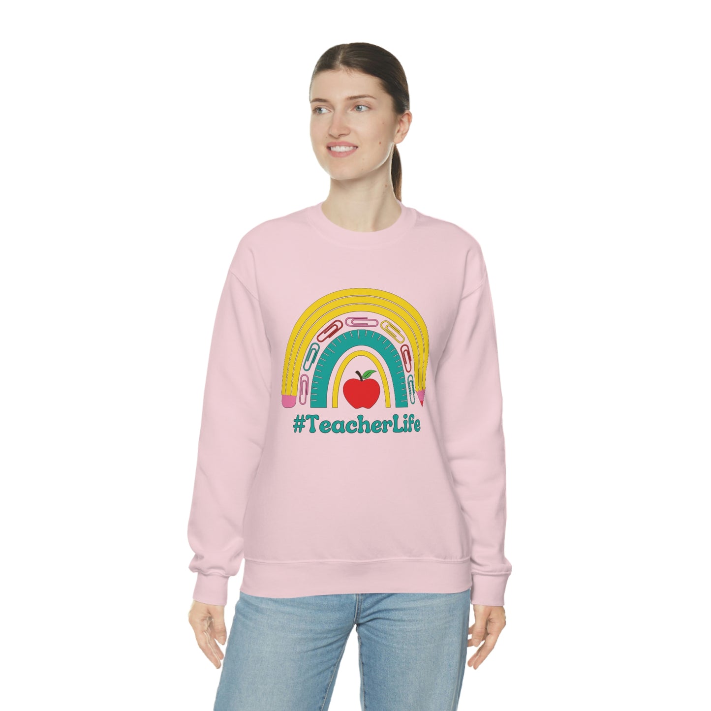 Teacher Life Sweater | Gift for teacher | Unisex Heavy Blend Crewneck Sweatshirt | #TeacherLife