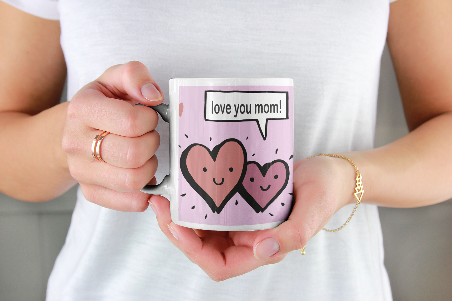 I Love You Mom Mug, Happy Mother's Day! Mother's Day Gift for Mom