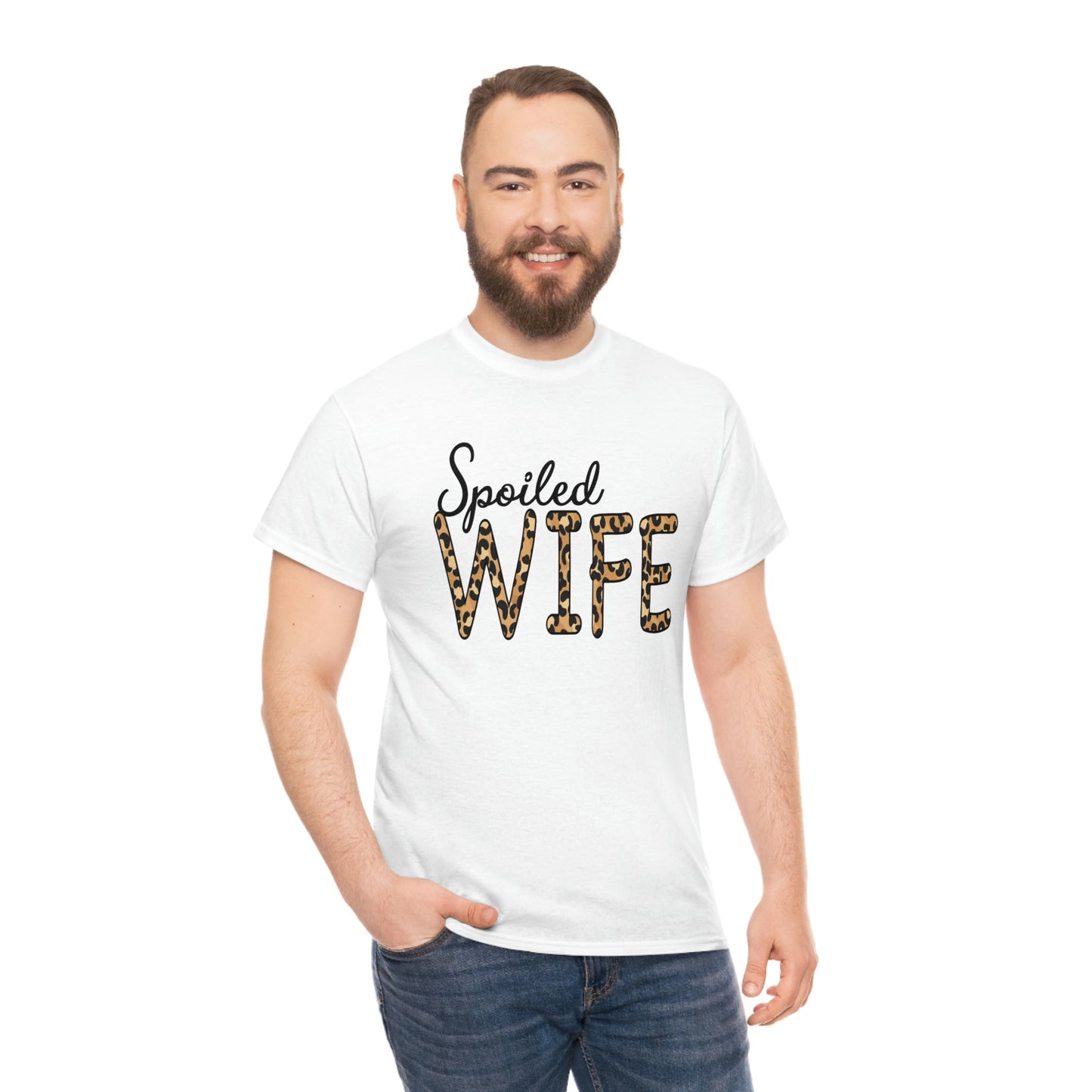 Spoiled Wife Shirt! Leopard Print Spoiled Wife TShirt