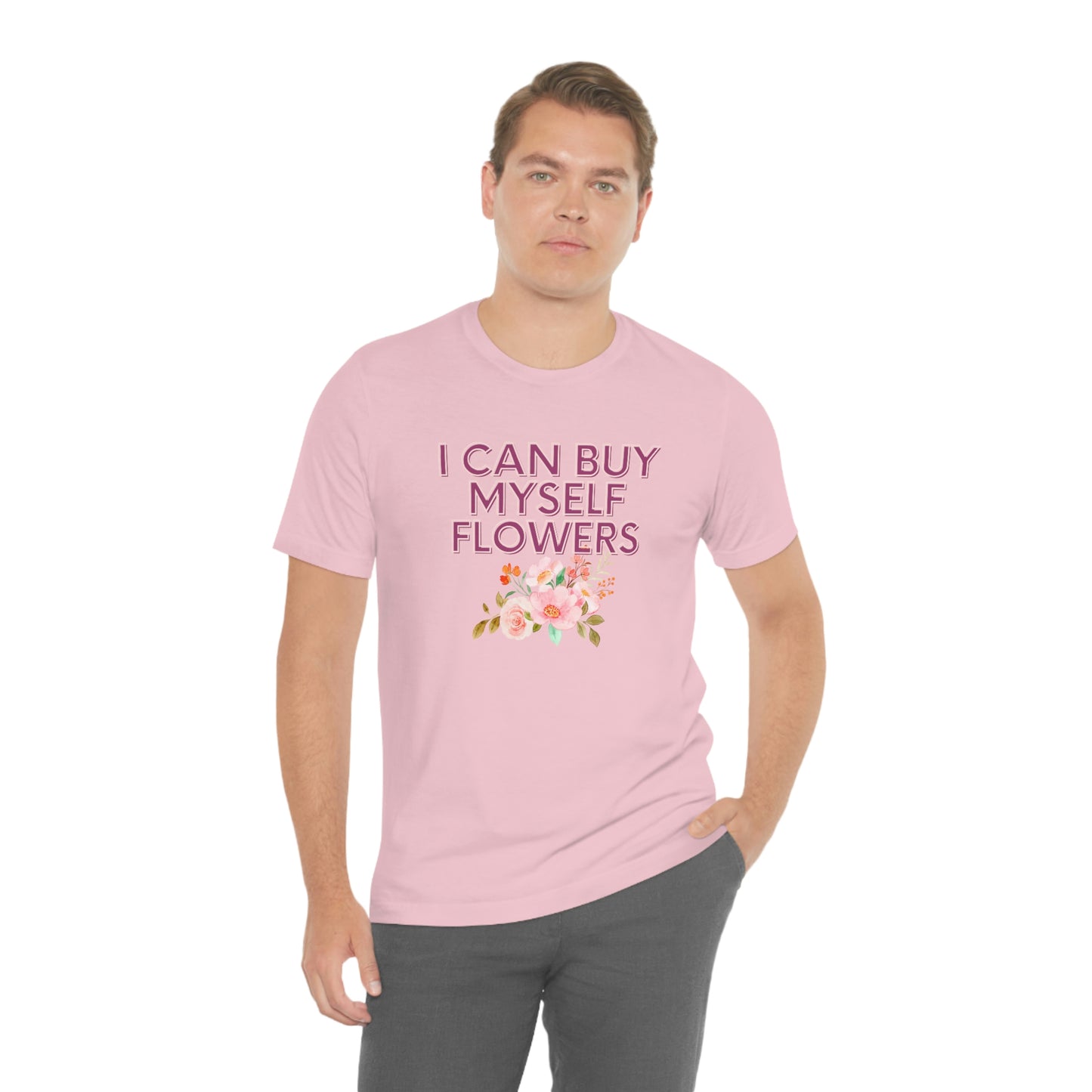 I can buy myself flowers shirt Short Sleeve Tee Miley Cyrus Flowers