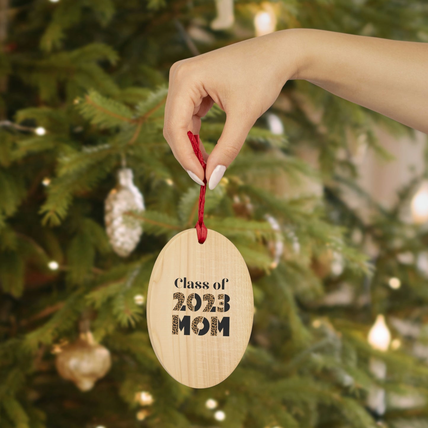 Class of 2023 Mom | Gift for Mom of Graduate Wooden Ornaments