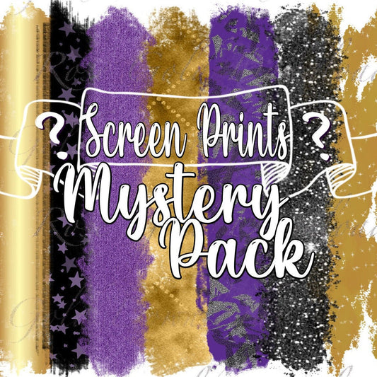 Screen Prints Mystery Box - Random Selection - Ready to Press - Ready to Ship, Screen Print Surprise Pack!