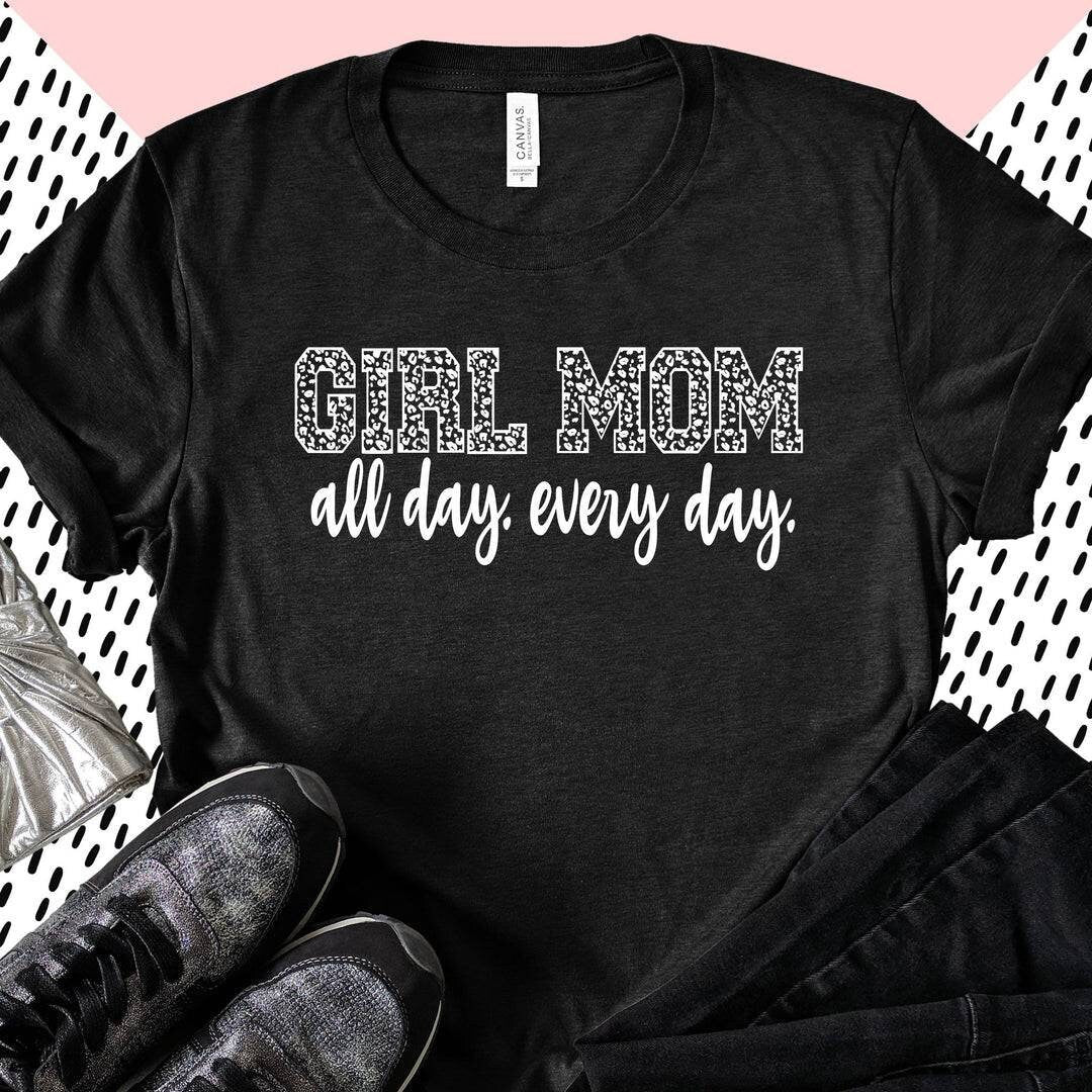 Girl Mom Screen Print Ready to Press Transfer, Shirt for Girl Mom