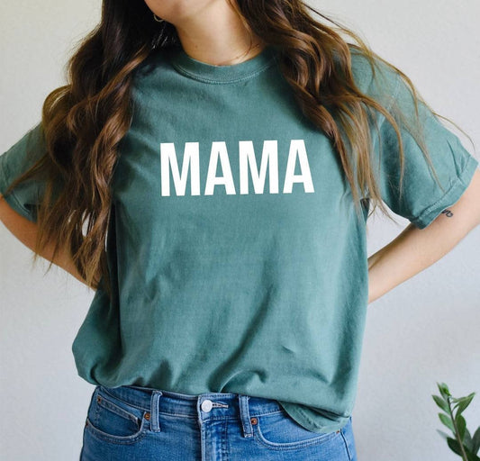 Mama Screen Print Ready to Press Transfer, Shirt for Girl Mom