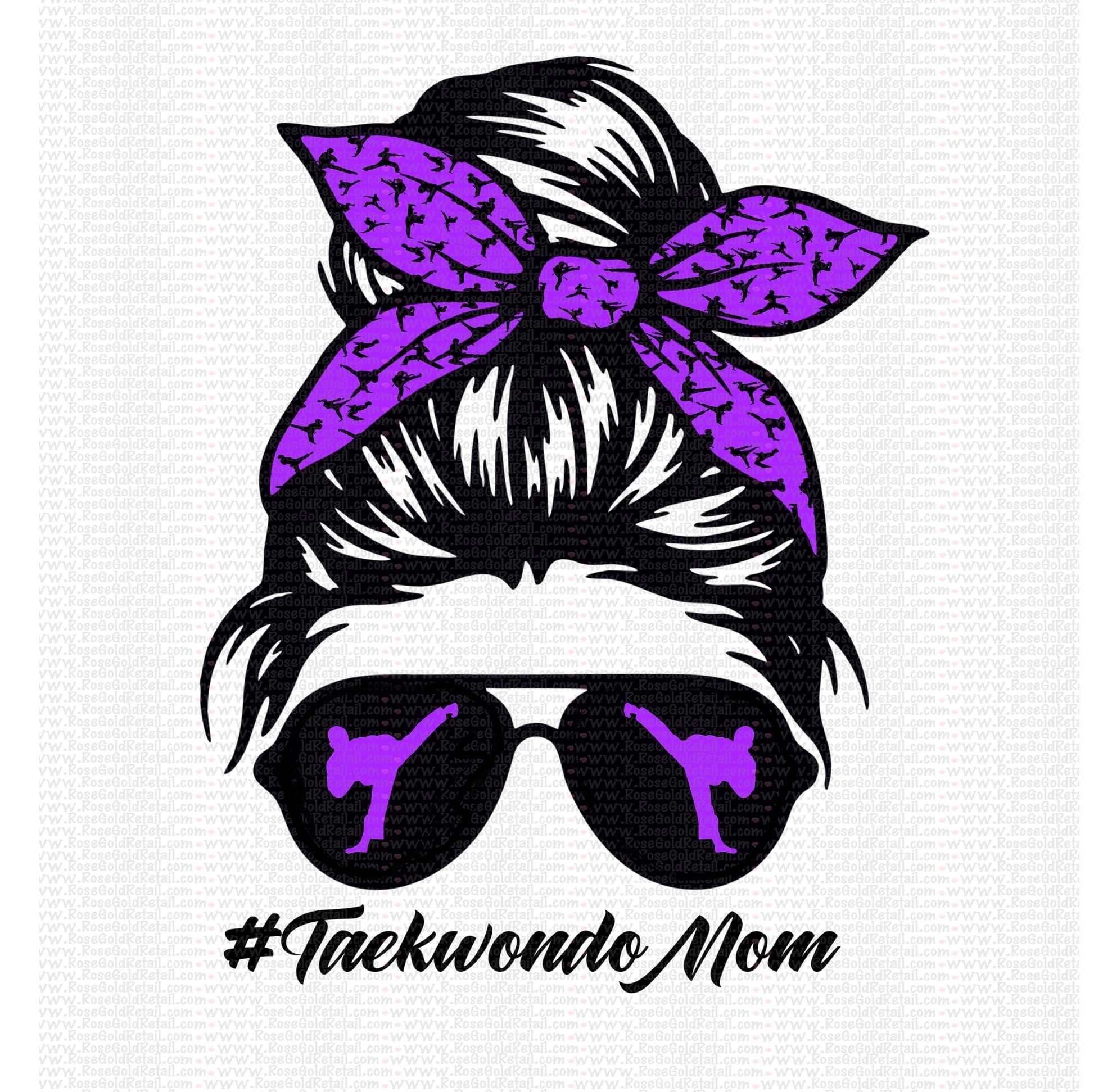 Taekwondo Mom PNG Digital Download