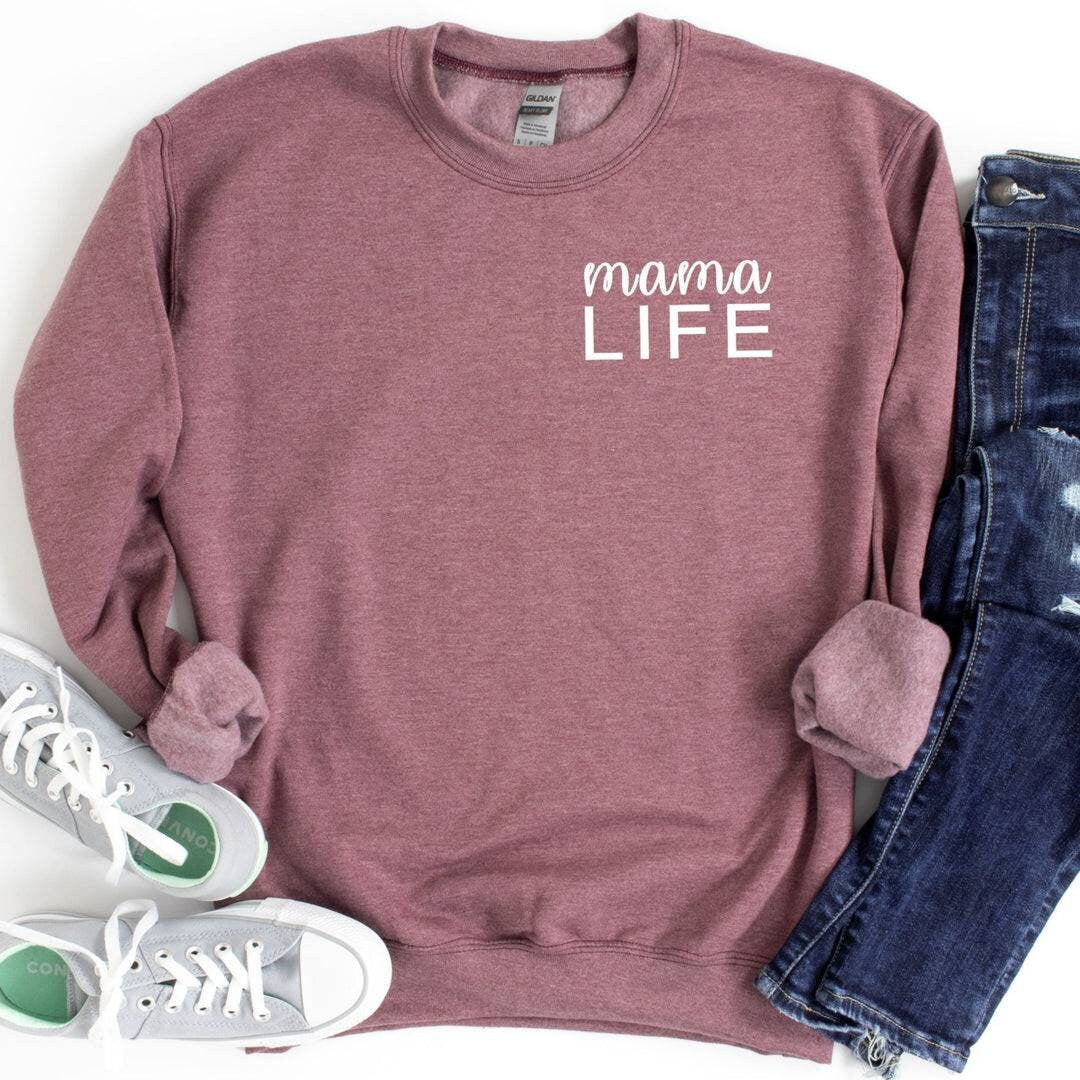 Mama Life Screen Print, Pocket Design, Ready to Press Transfer