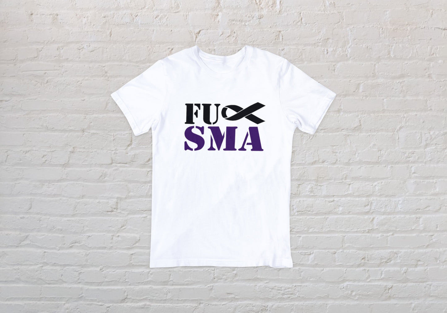 F SMA Screen Print w Awareness ribbon