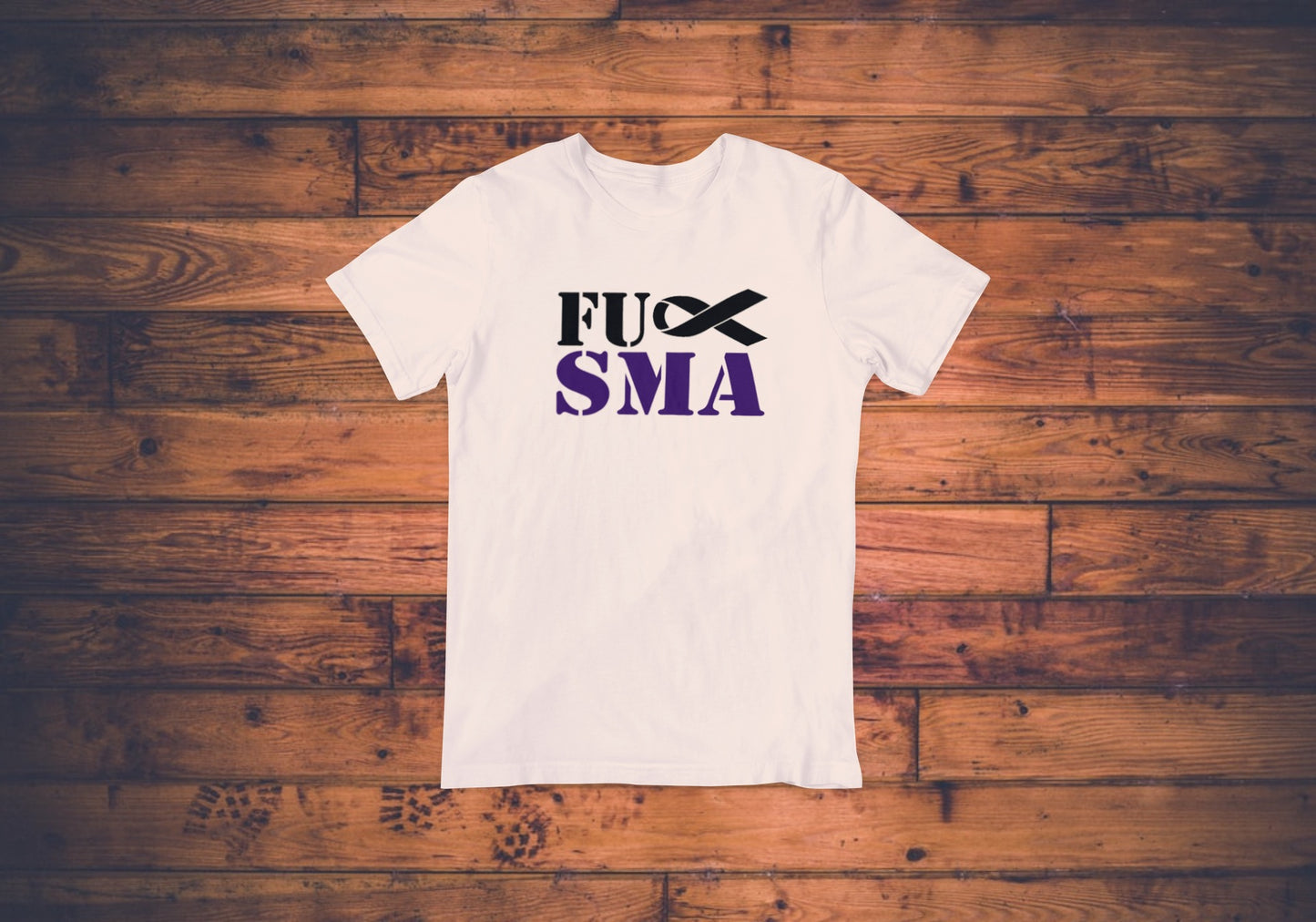 F SMA Screen Print w Awareness ribbon