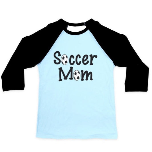 Soccer Mom Screen Print - Black & White, Ready to Ship Iron On Transfer